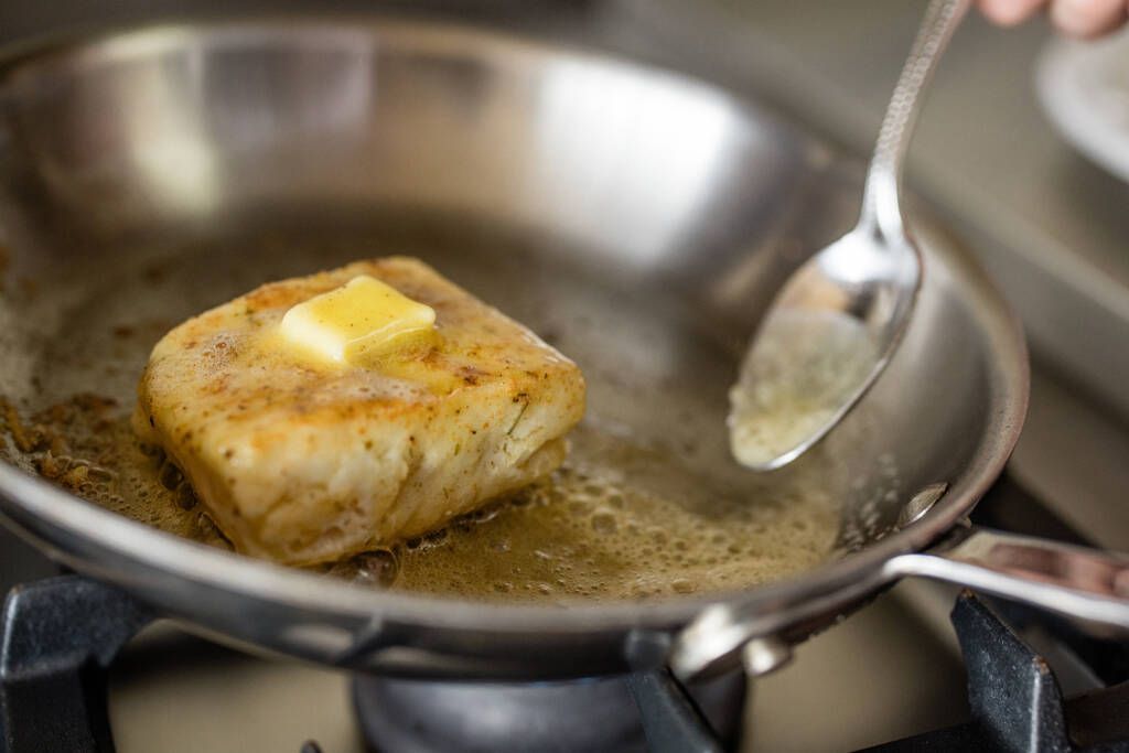 Pan Seared Halibut
