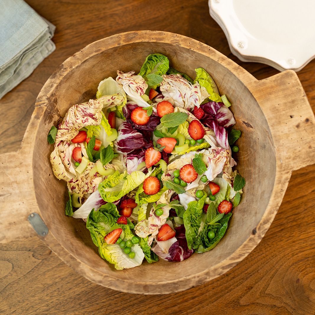 From the Estate Kitchen—Spring Pea and Strawberry Salad