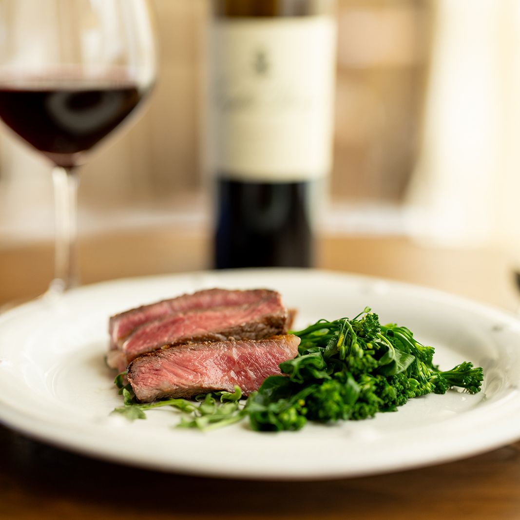 From the Estate Kitchen—Ribeye with Broccolini